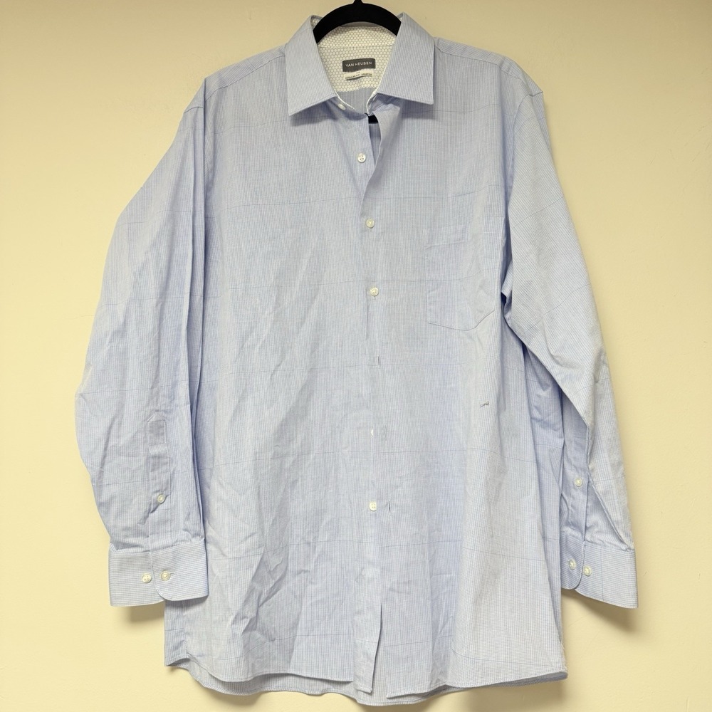 Van Heusen Regular Fit Dress Shirt Size 16.5